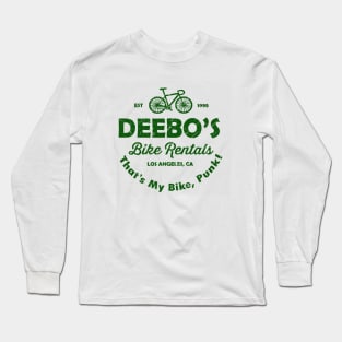 deebo's vintage look - green solid style Long Sleeve T-Shirt